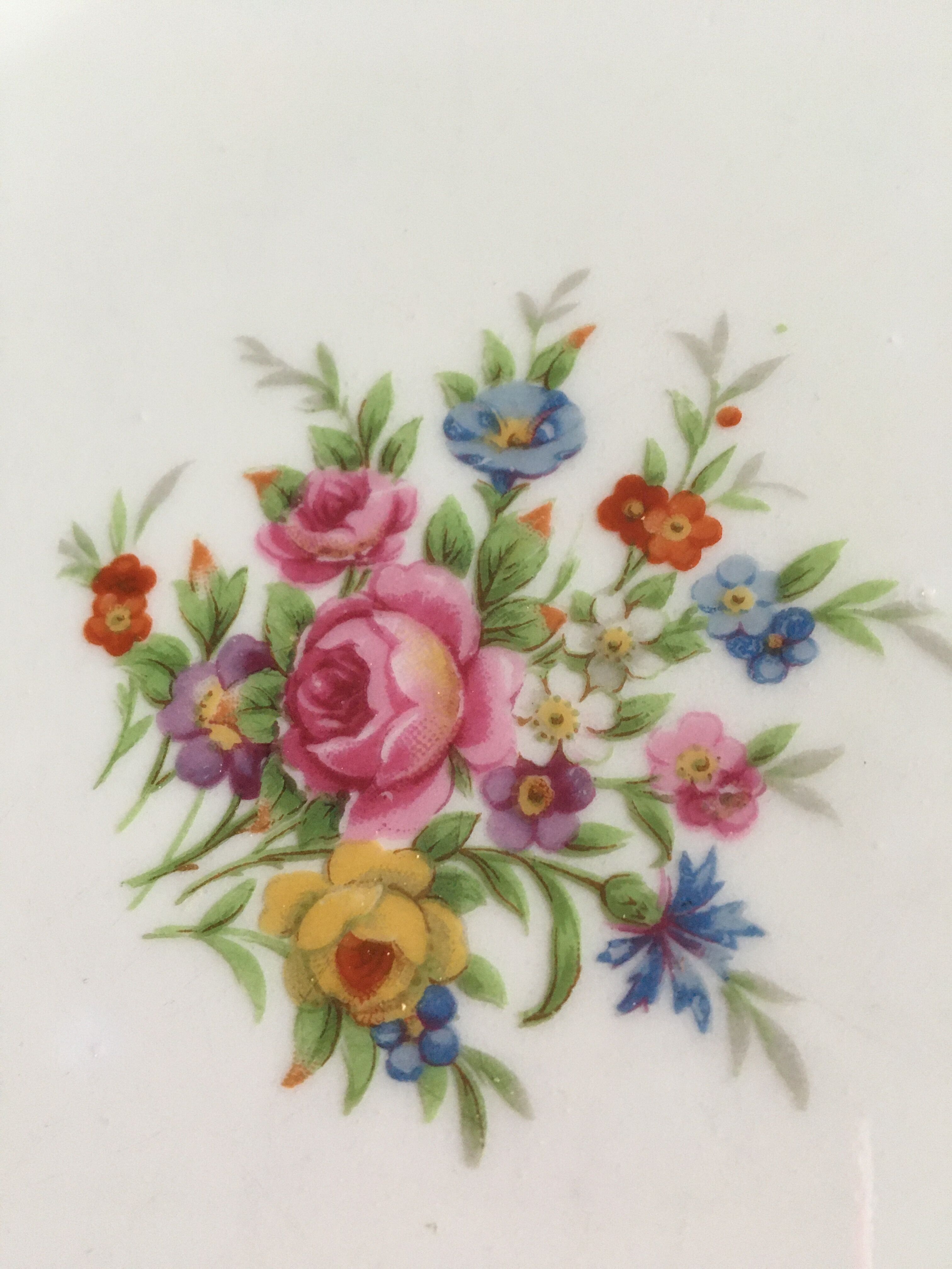 Old Limoges porcelain soup kitchen