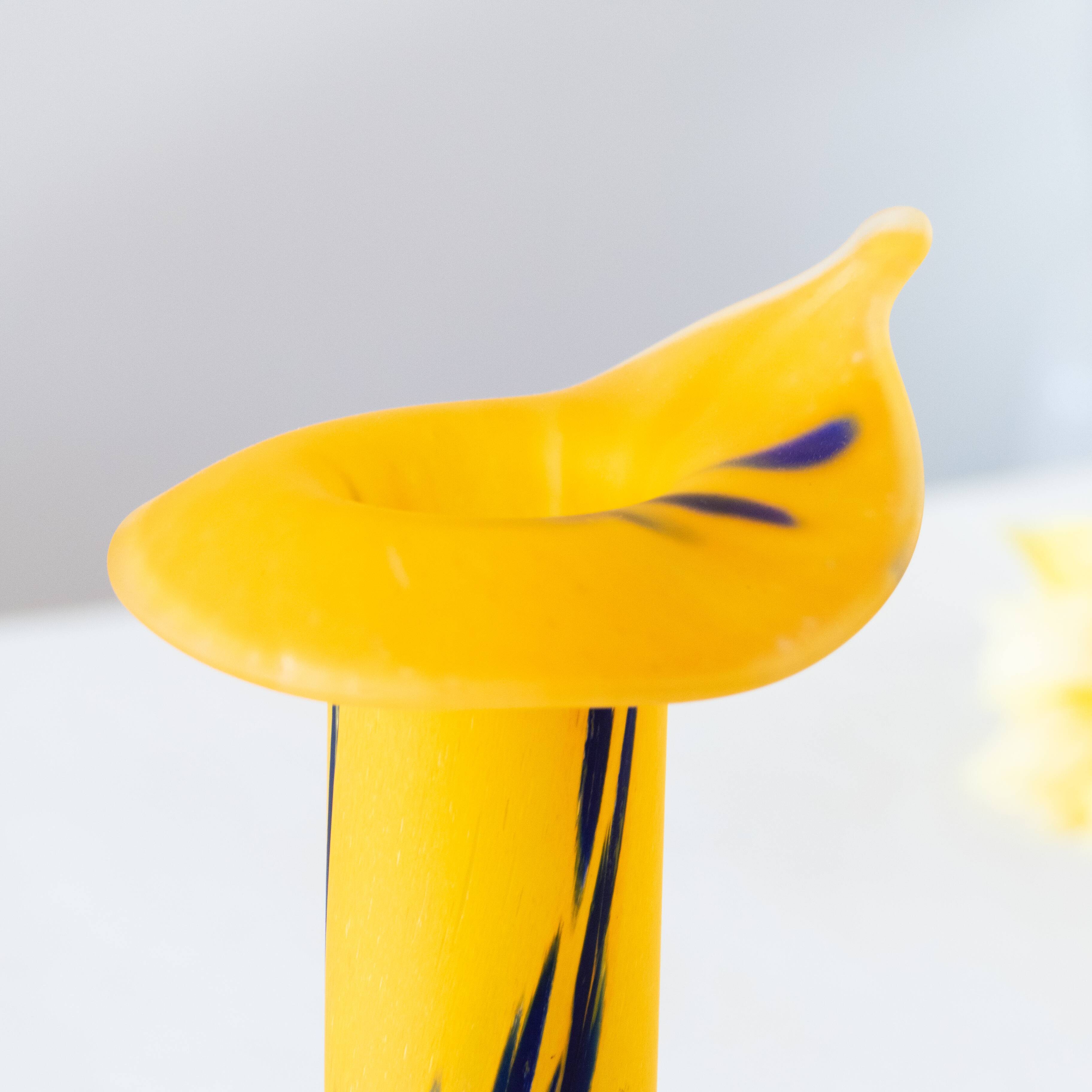 Art Nouveau vase in glass paste late nineteenth century