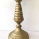 Art deco brass candle holder