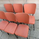 6 vintage chairs needle feet