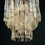 Murano glass chandelier attributed to J. Kalmar, Austria, 1960s.