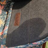 Satin Fabric Basket Chair