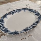 Christchurch New Zealand porcelain bowl with midnight blue decor and gold edging