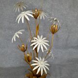 Vintage floral floor lamp hans kogl