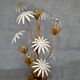 Lampadaire floral vintage hans kogl