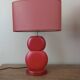 Modern red table lamp – Drimmer Edition (Neo-pop style | 70s/80s)
