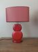 Modern red table lamp – Drimmer Edition (Neo-pop style | 70s/80s)