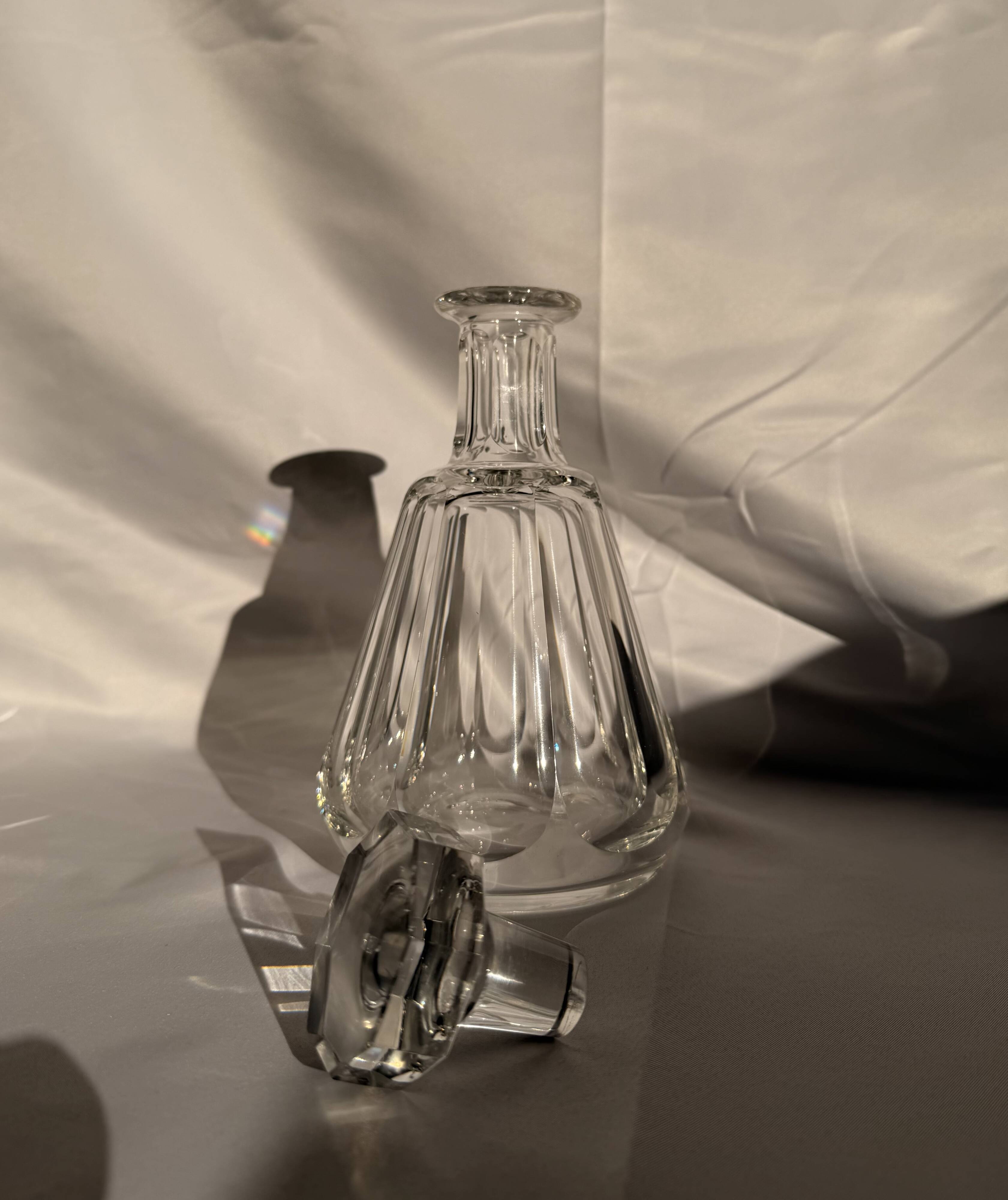 Carafe en cristal taillé à pans coupés - Baccarat Talleyrand