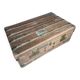 Large antique trunk with a key closure.