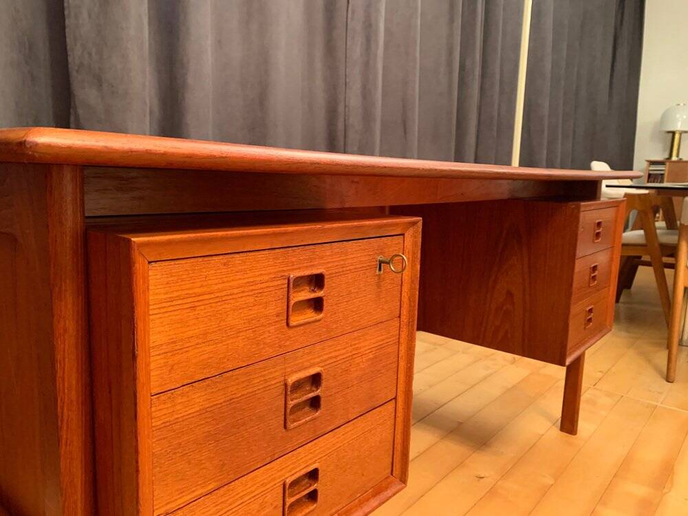 Double-sided desk attributed to Arne Vodder from Brouer Møbelfabrik, Denmark, 1960s