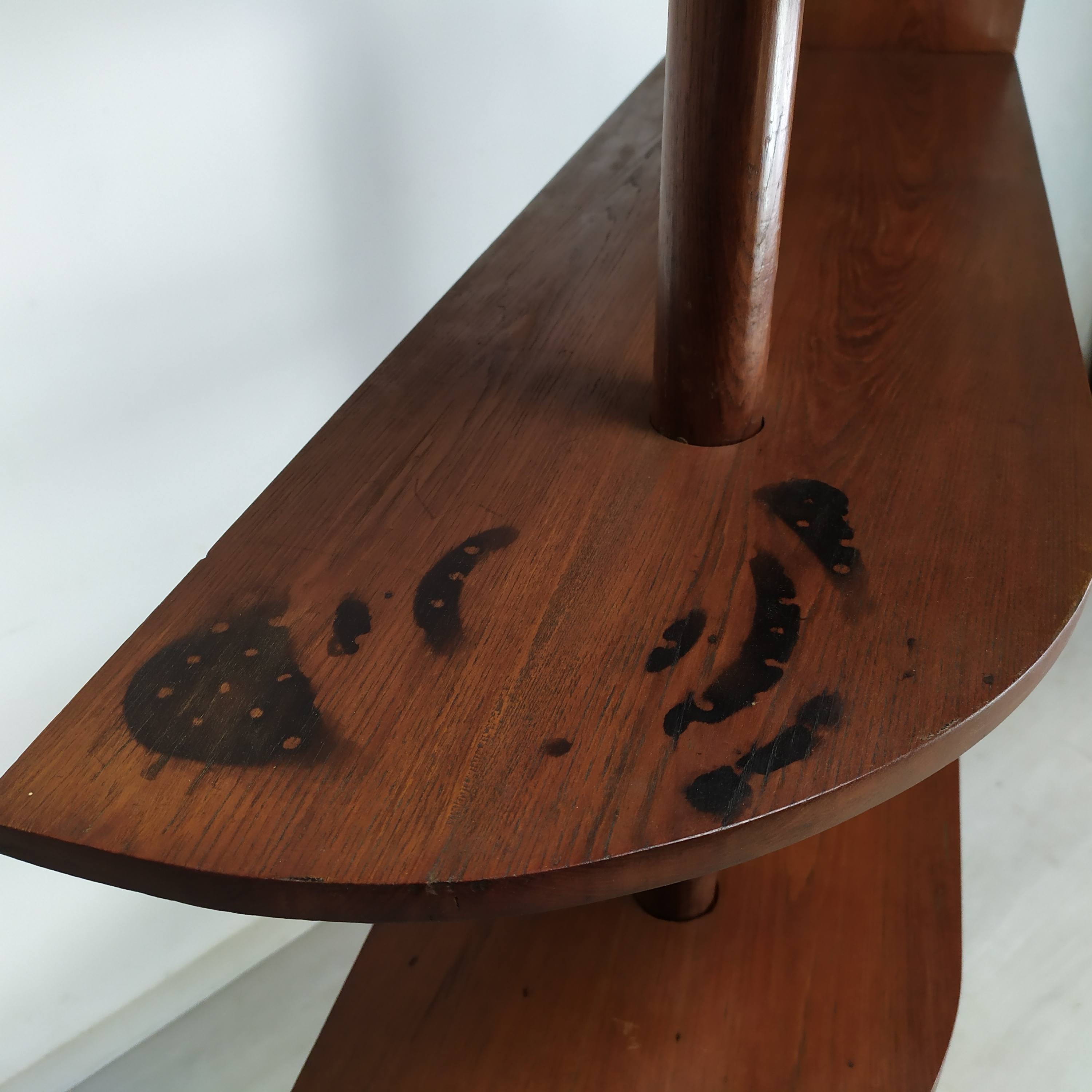 Oak shelf art deco style