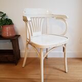 Curved wooden chair