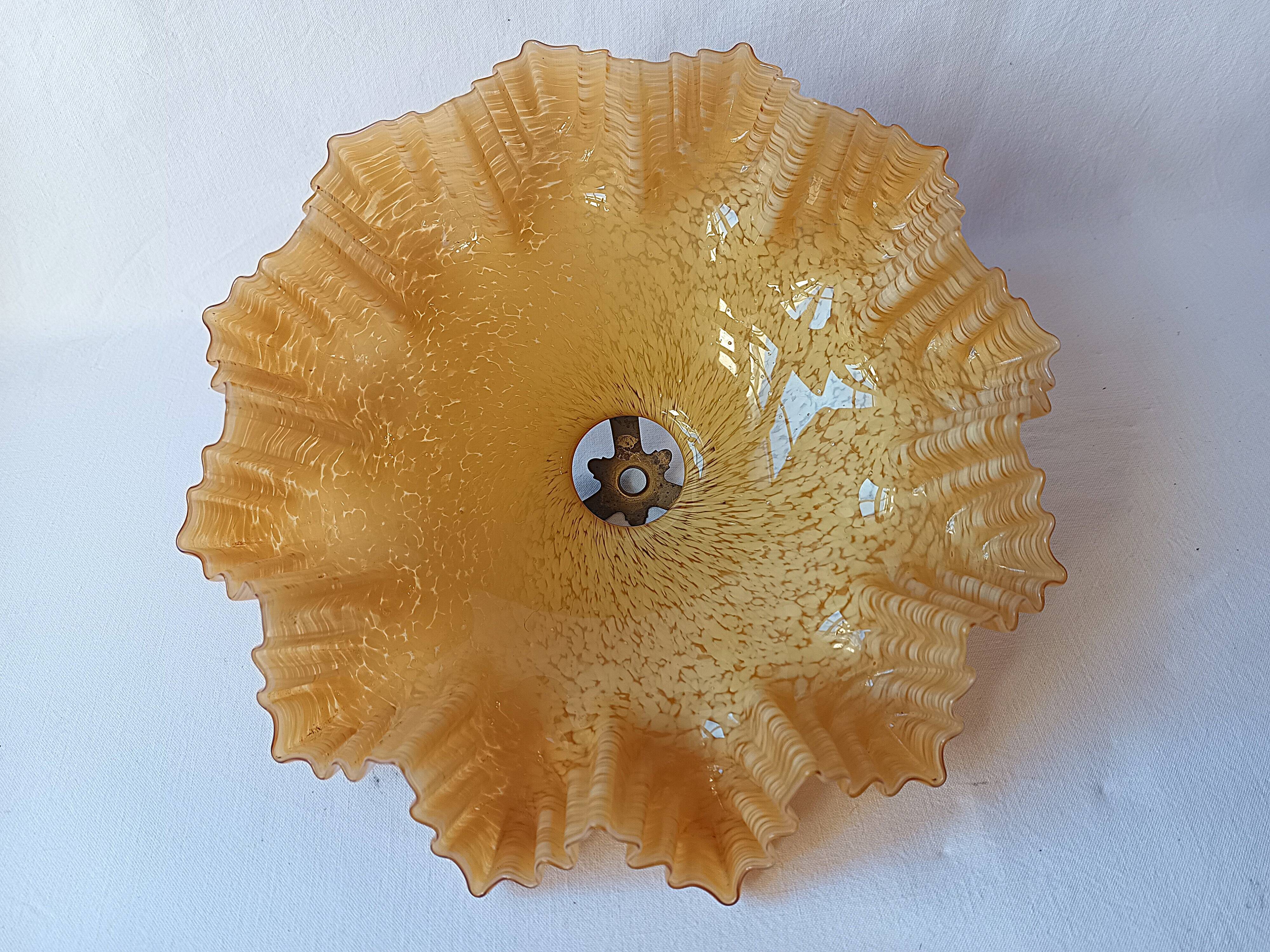 Old abat-jour clichy chandelier rises and lowers claw suspension