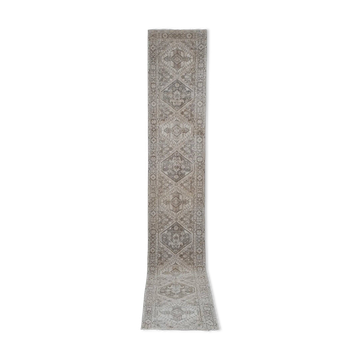 Tapis de couloir turc vintage