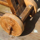 Small vintage wooden rocking horse – H60 x W53 cm