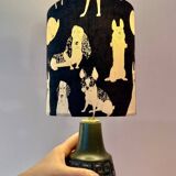 Small cordless table lamp – West German Pottery, 1950s