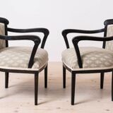 Set of 2 Biedermeier Armchairs in Rustic, Countryside Style, Austria, 1850s