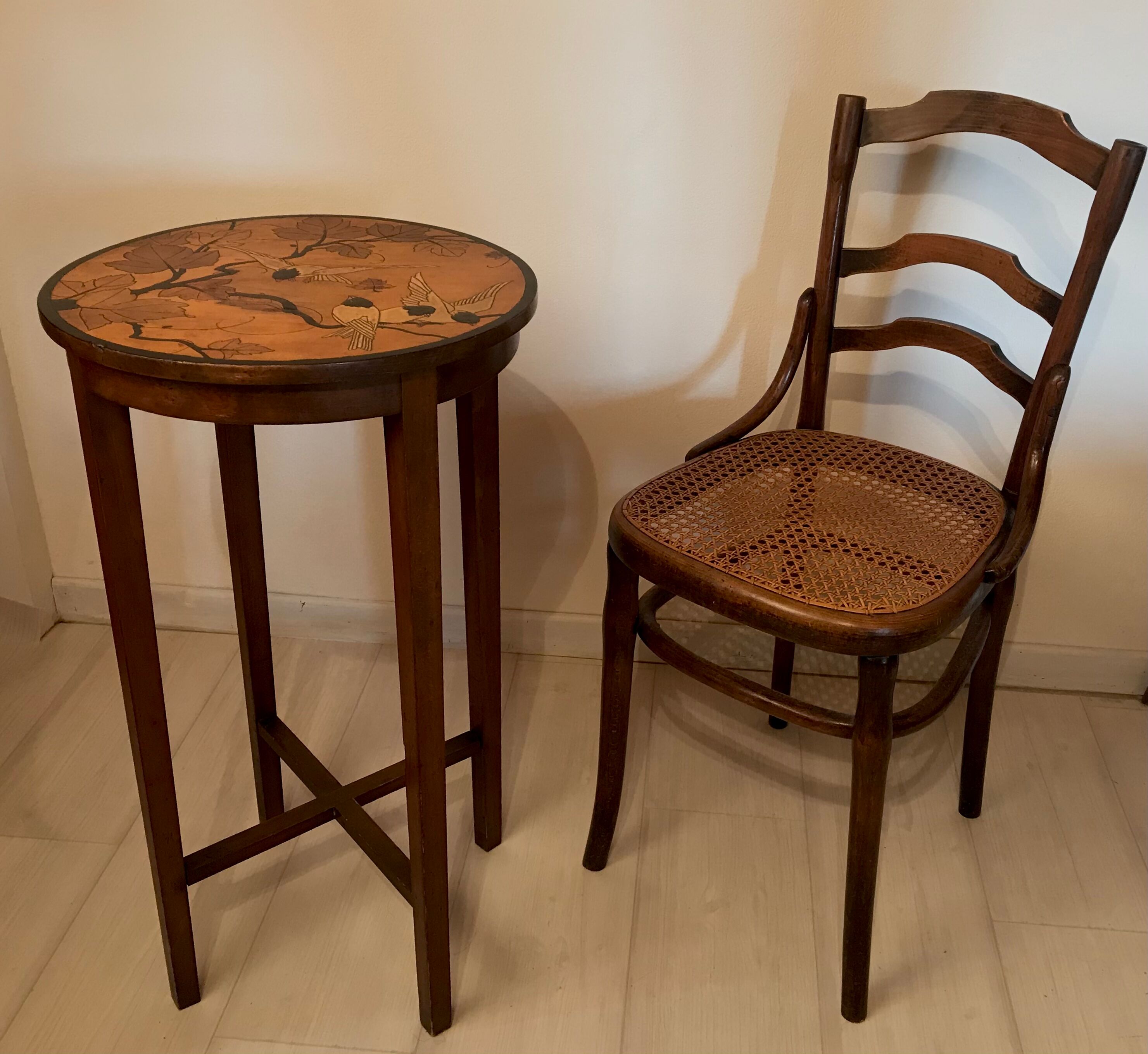 Healing Art Deco walnut