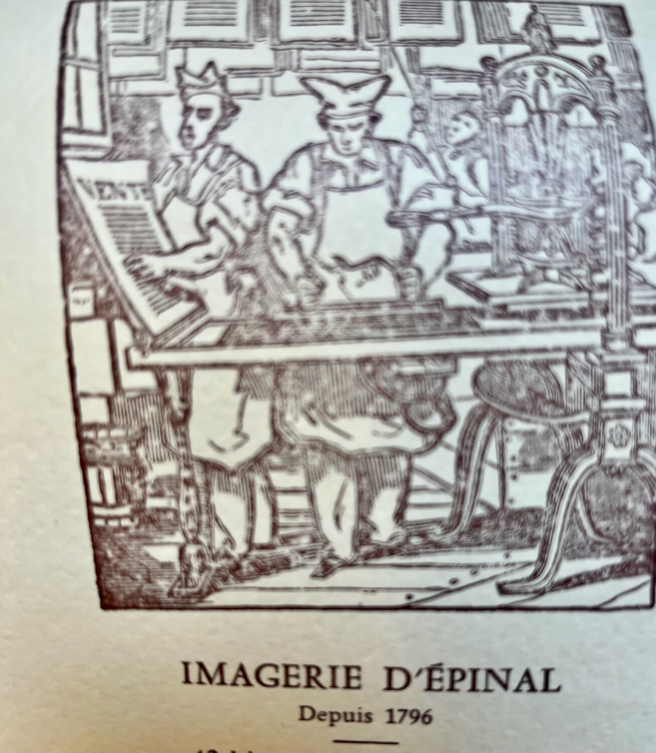 Epinal imagery engraving