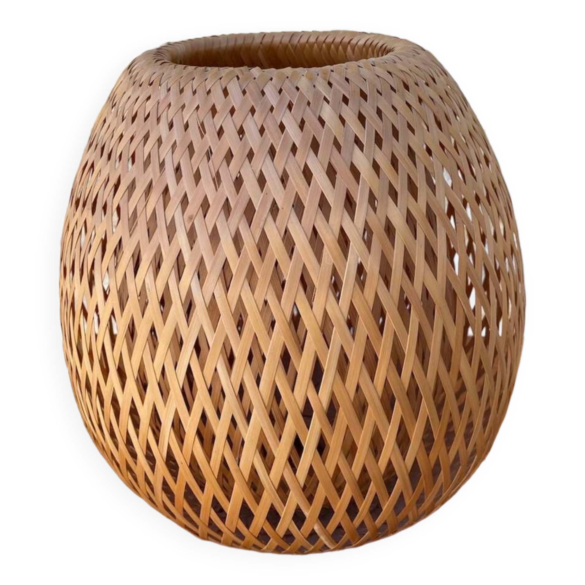 Lustre en Jonc de Rotin