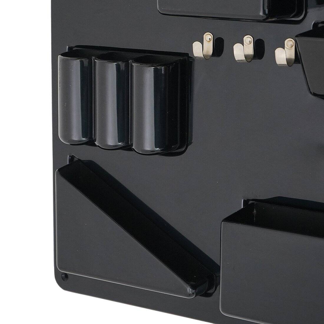 Wall organiser plateau Uten.Silo black by Dorothee Maurer Becker for Design M, 1960s