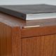 Modular shelving in teak veneer, Denmark, 1970s