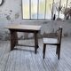 Brutalist office chair set from the 1950s.