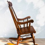 1960 solid wood rocking chair