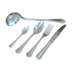 Ercuis 49-piece silver-plated cutlery set with Victoria knives