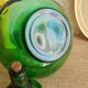 Carafe bouteille en verre, verte made in italy