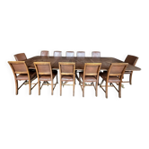 Table set and 12 chairs.