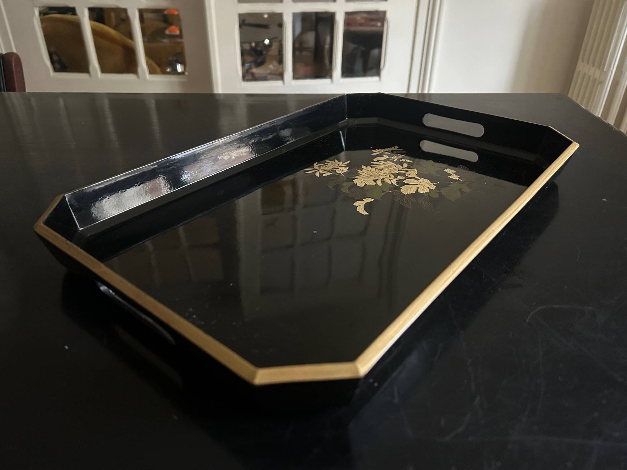 Japanese lacquered plateau 1970/1980