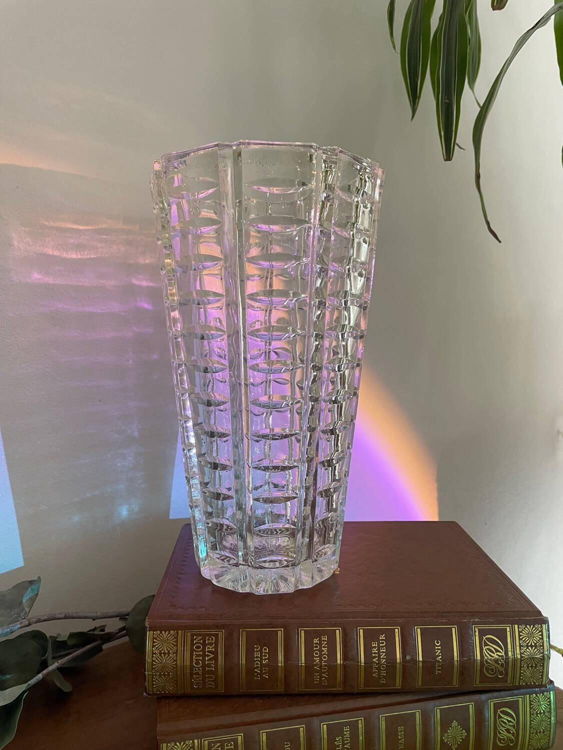 Vintage glass vase