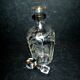 Carafe à liqueur 1900 en cristal soufflé gravé fougère muguet Cave à liqueur Cabaret