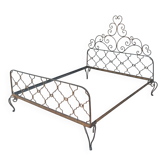 Louis XV style wrought iron bed