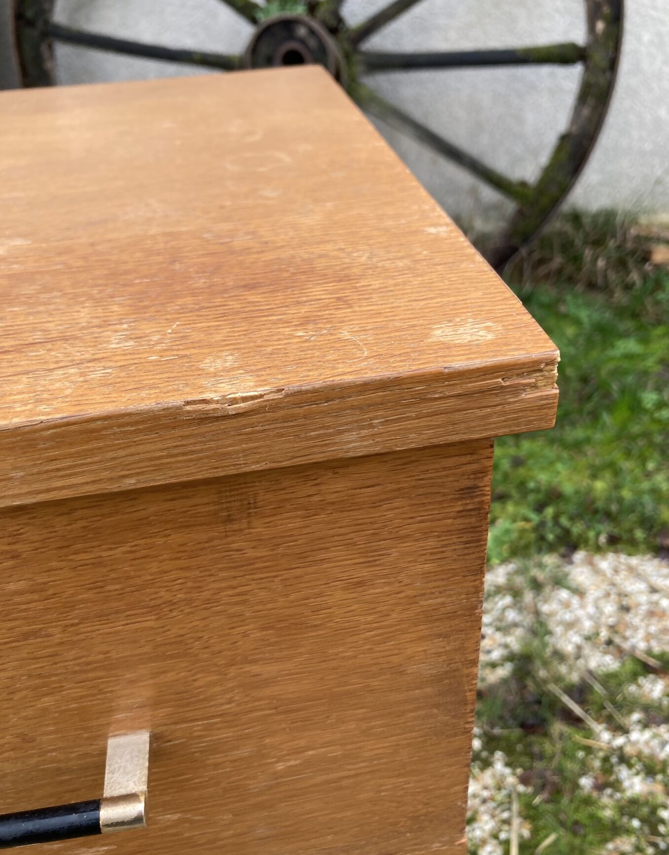Commode pieds compas vintage
