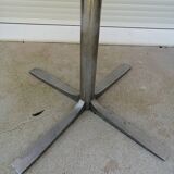 Round table formica orange 70s