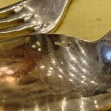 Christofle cutlery set, crossed ribbons model.