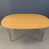 Superellipse Table by Bruno Mathsson and Piet Hein for Fritz Hansen