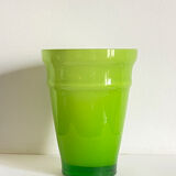 Vase opaline vert
