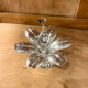 Silver metal caviar or ashtray service, Fleuron, Christofle, 60s