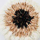Juju hat white beige black 80cm