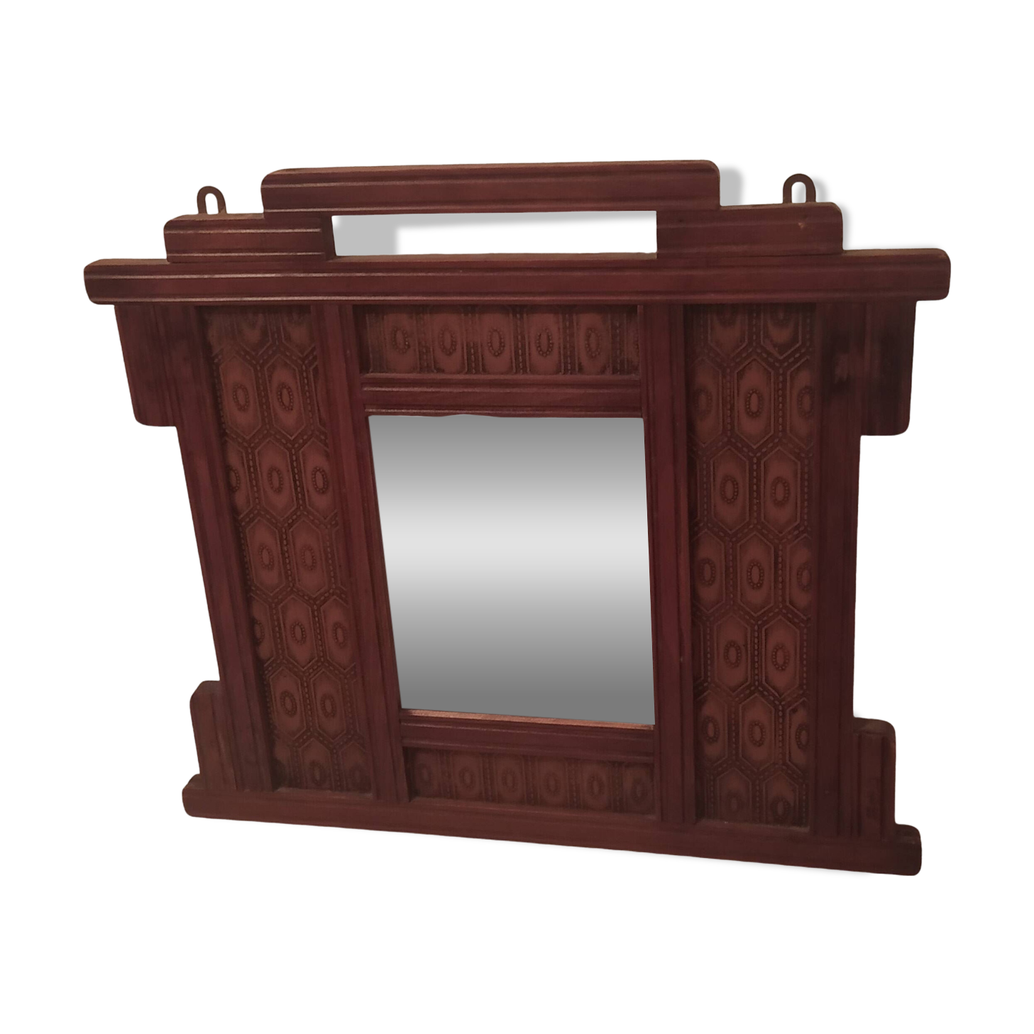 Art Deco wooden mirror manufactured by Innova 1930