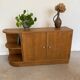 Meuble bas enfilade vintage art déco bois massif