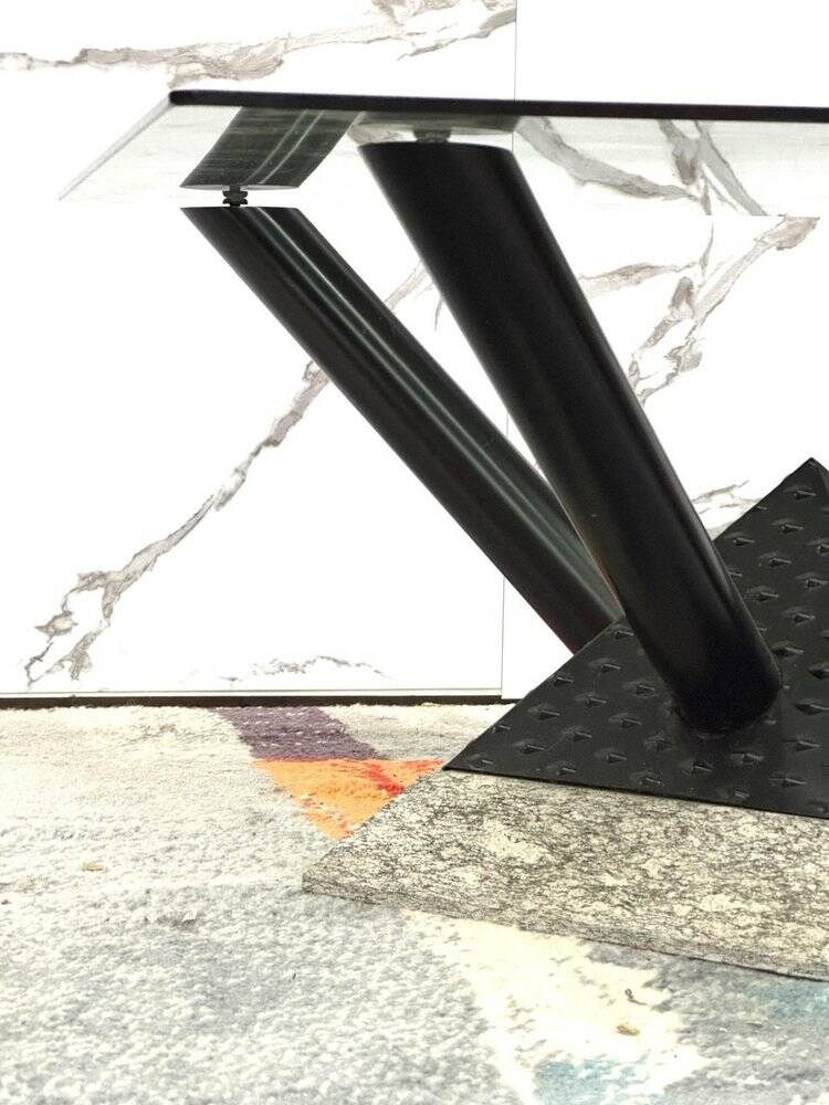 Marble and Metal Coffee Table, 1980s