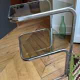 Table verre fumé