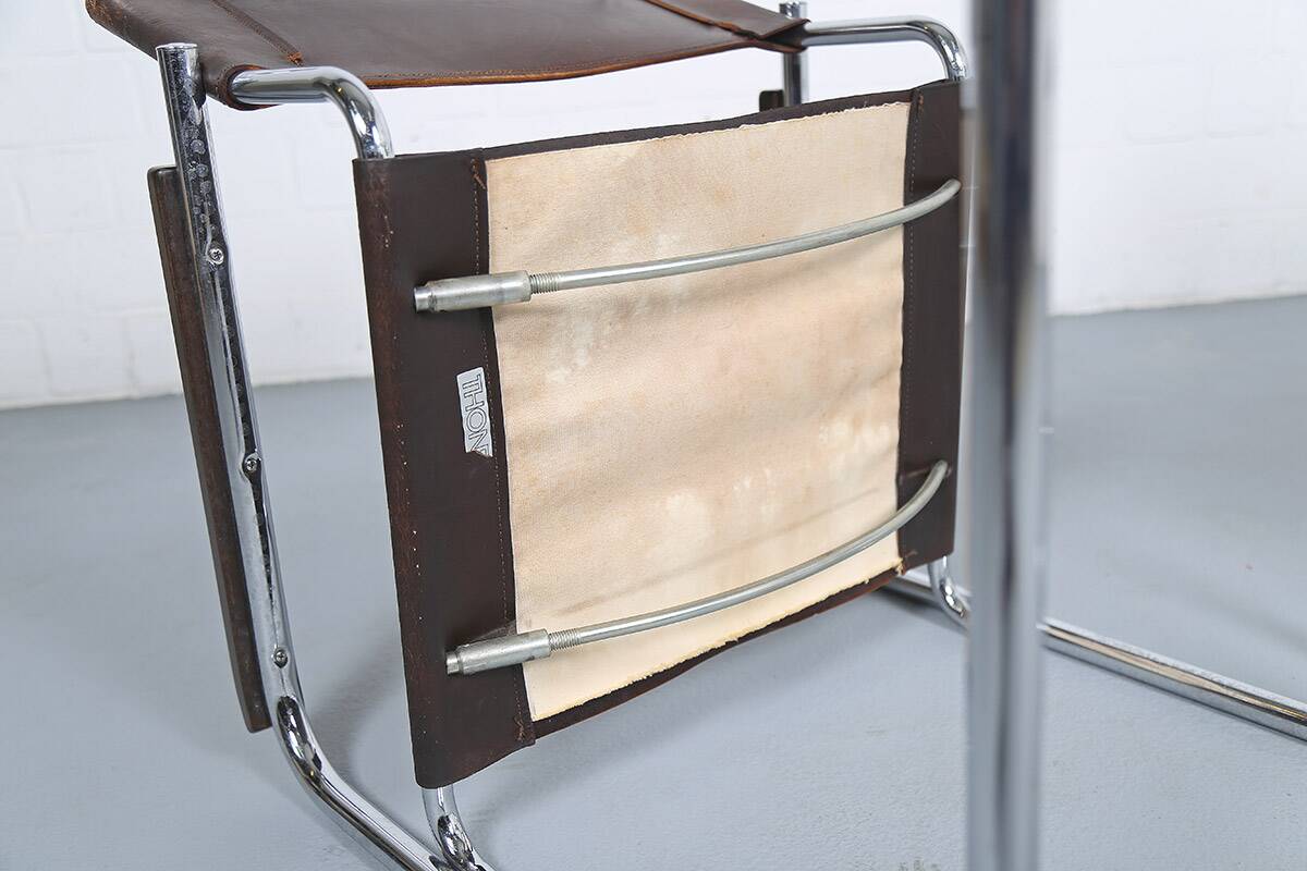 Set of 2: Thonet S34 Mart Stam Bauhaus Vintage Cantilever Chairs