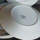 Six old plates iron earth of lunéville model lugano late nineteenth