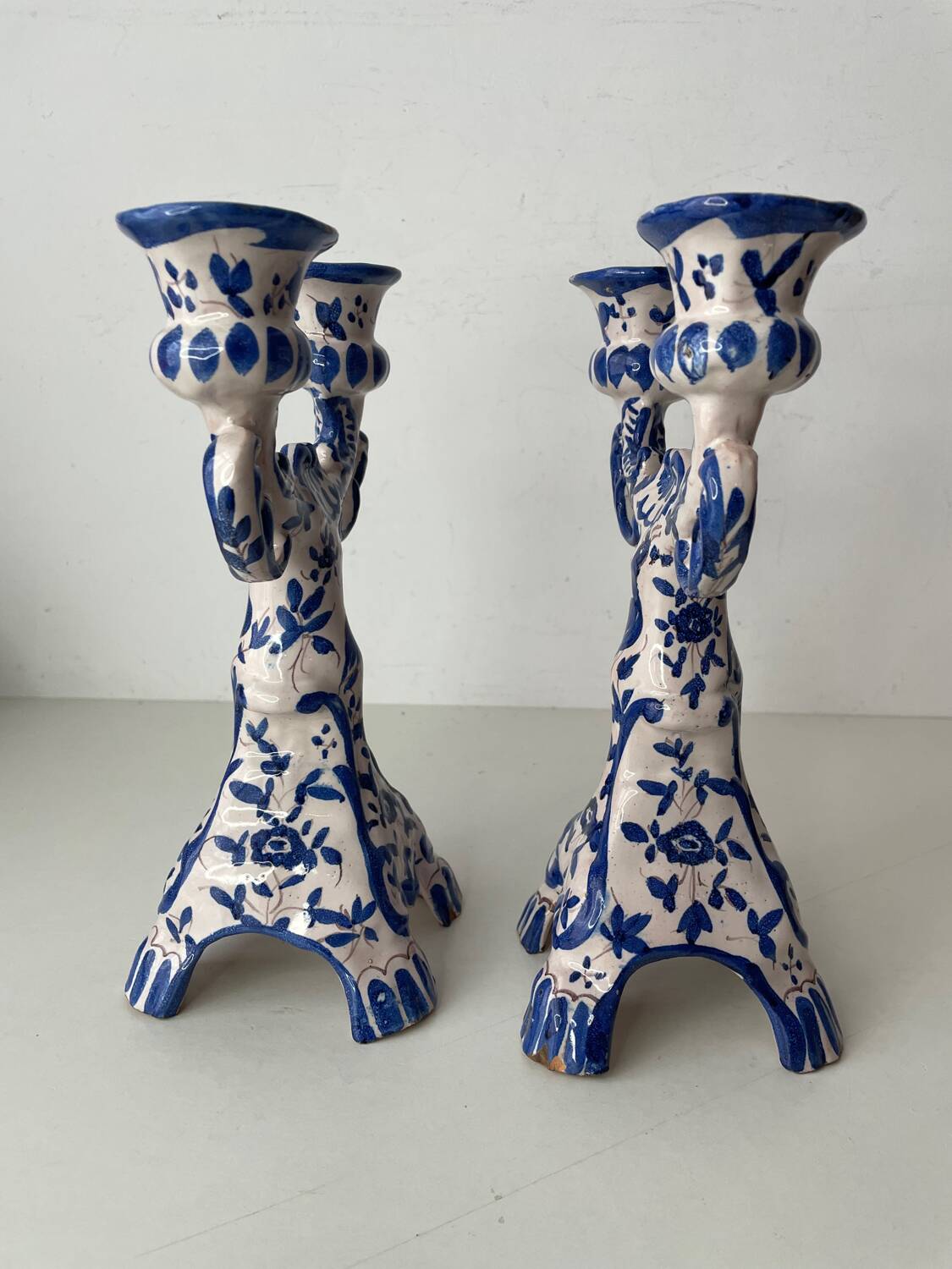 Ceramic candle holders