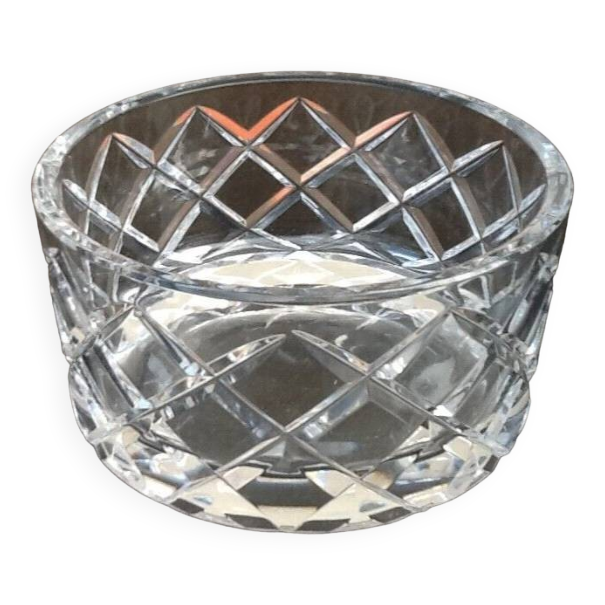 1970s cup / tray geometric decor